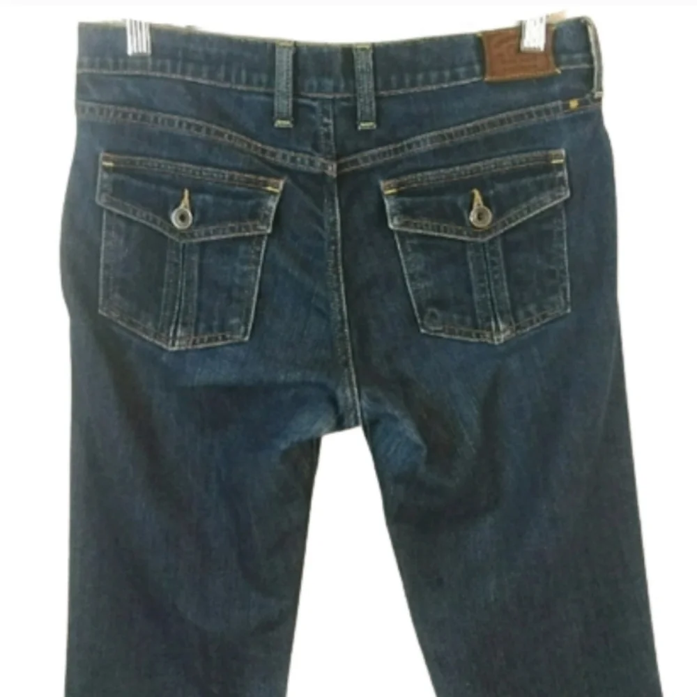 Lucky Sweet'n Straight Medium Dark Wash Blue Jean Boho Bohemian Pants Like New!